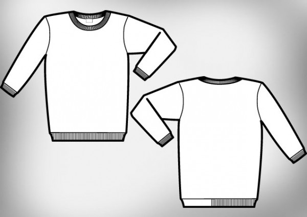 Blank T-Shirt Template