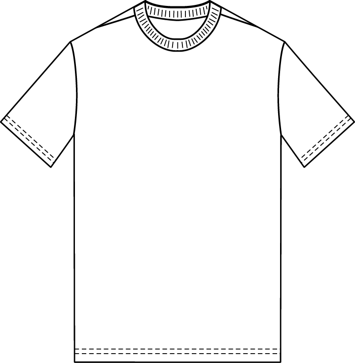 Blank T-Shirt Template