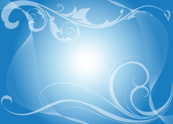 Blue Swirl Vector