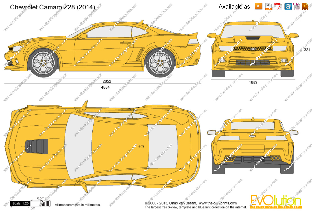 Blueprint Chevrolet Camaro Z28