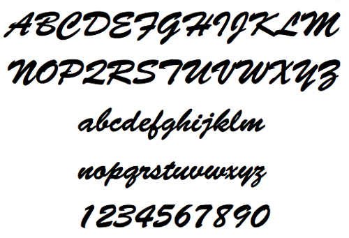 Brush Script Font Brush Script Font