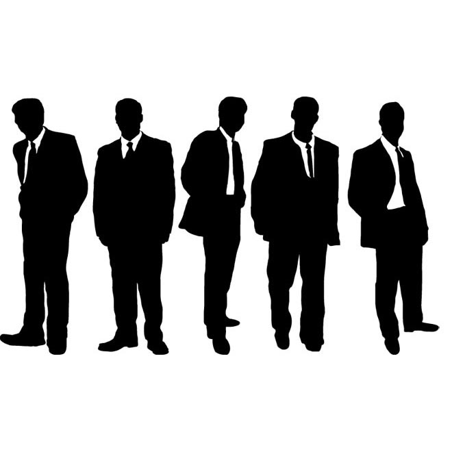 Business People Silhouette Vector Free
