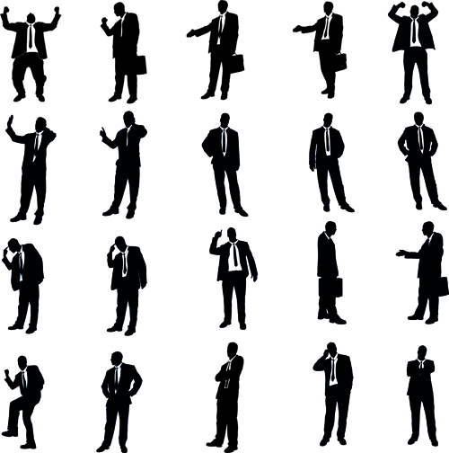 Businessman Silhouette Vector Art