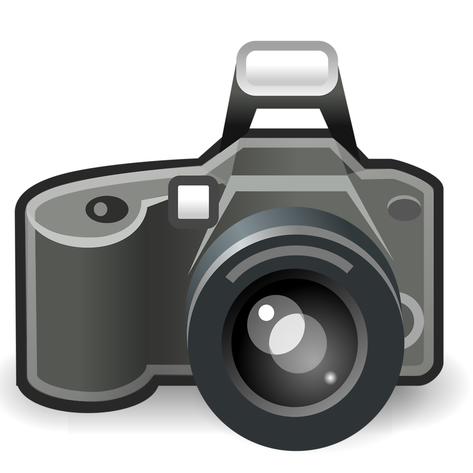 Camera Clip Art with Transparent Background