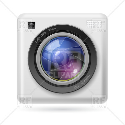 Camera Icon White