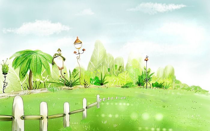 Cartoon Spring Desktop Backgrounds