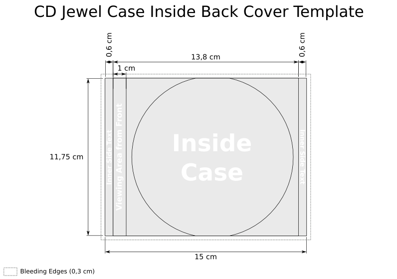 CD Jewel Case Cover Templates