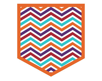 Chevron Pocket Clip Art Patterns Chevron Pocket Clip Art Patterns