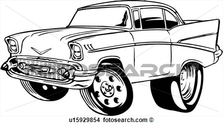 Chevy Classics Car Clip Art