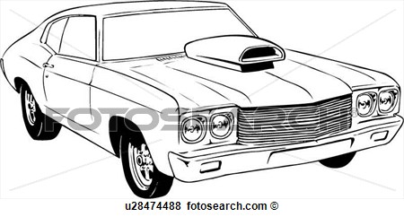 Chevy Classics Car Clip Art