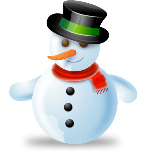 11 Free Christmas Snowman Icons Images