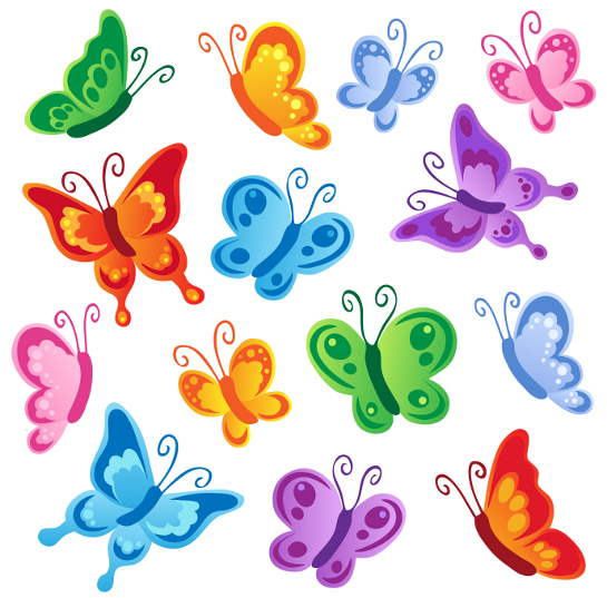 Colorful Butterfly Vector Colorful Butterfly Vector