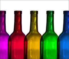 Colorful Glass Bottles