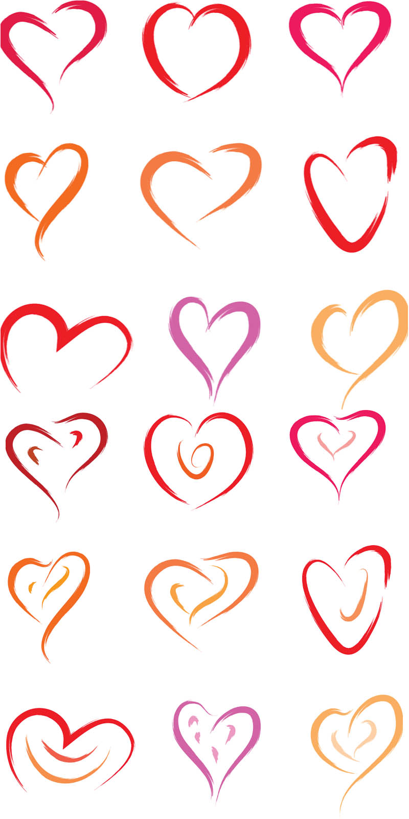 Colorful Heart Vector