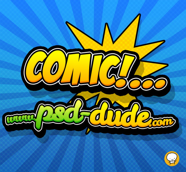 Comic Book Text Photoshop