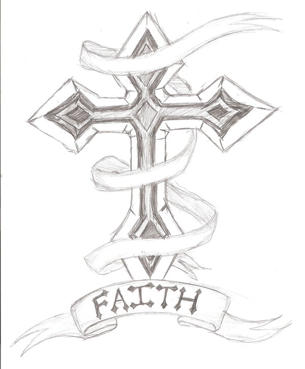 Cool Cross Tattoo Design Sketch Cool Cross Tattoo Design Sketch