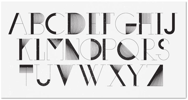 Cool Fonts Letter Graphic Design