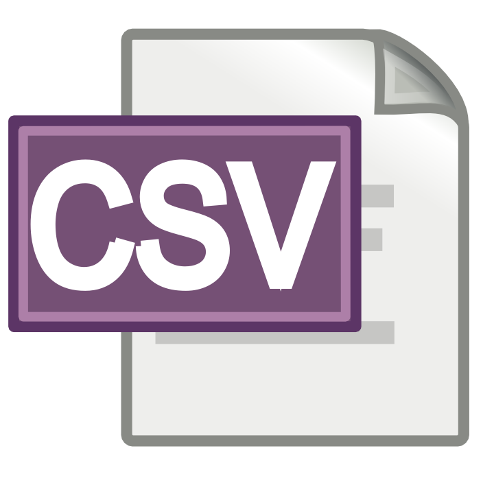 CSV File Icon CSV File Icon