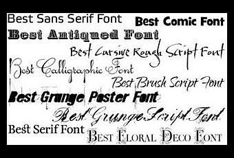 Cursive Tattoo Fonts