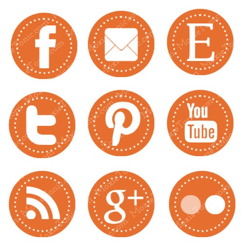 Cute Social Media Icons