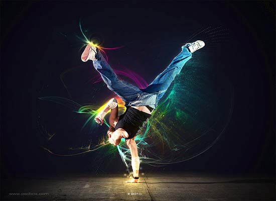 Dancer Amazing Photoshop Effects