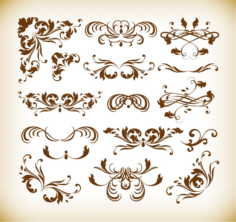 Decorative Elements Vector Set