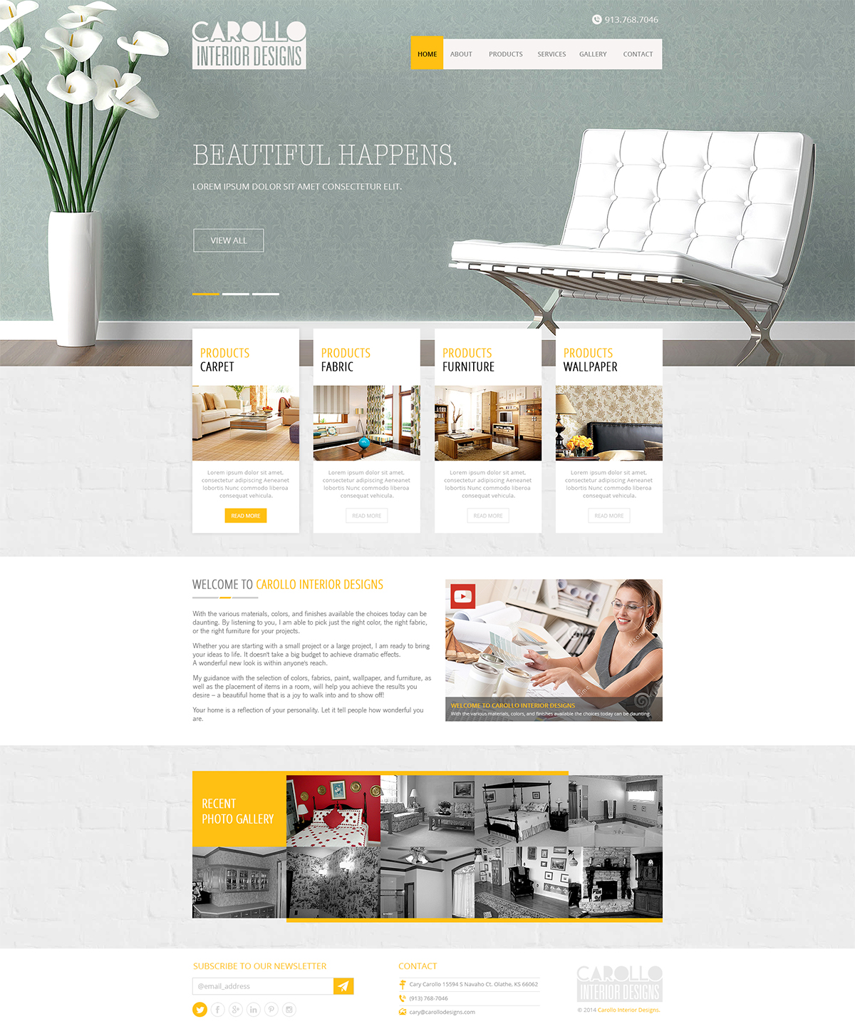 Designer Website Interior Design