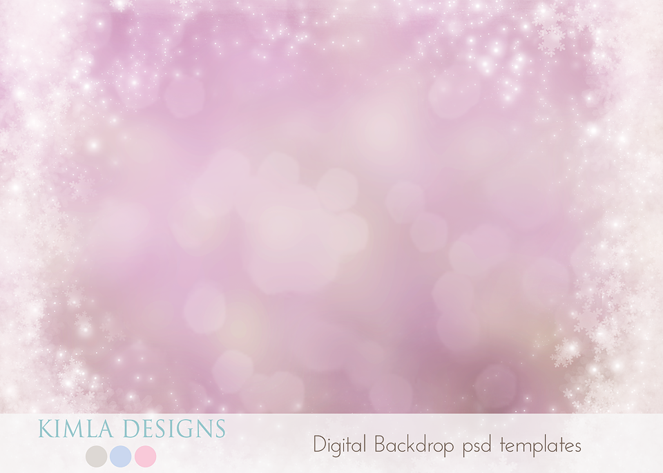 Digital Christmas Light Backdrop