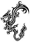 Dragon Silhouette Tattoo
