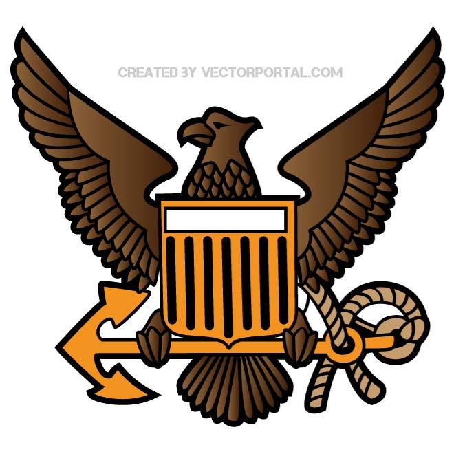 Eagle Crest Vector Art