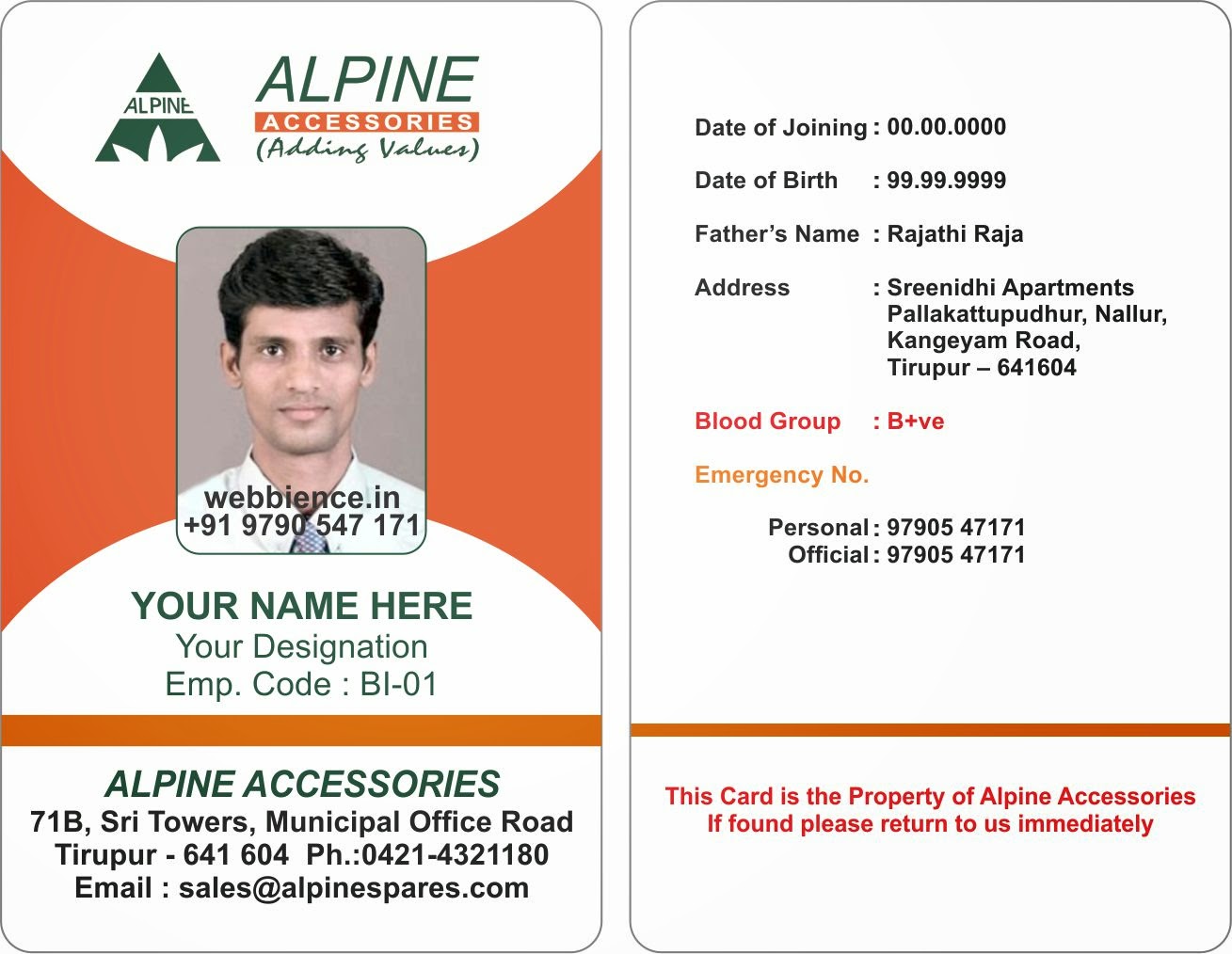 22 ID Badge Template Images - ID Badge Template Microsoft, Free Pertaining To Free Id Card Template Word