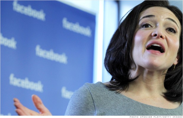 Facebook CFO Sheryl Sandberg
