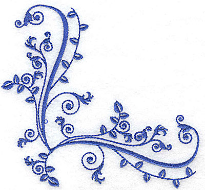 Fancy Corner Design Leaf