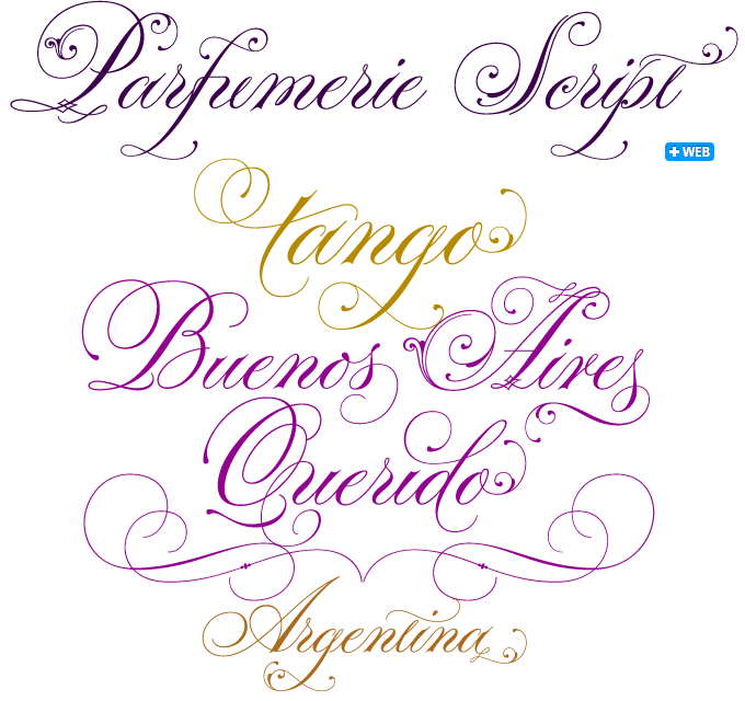 Fancy Curly Script Fonts