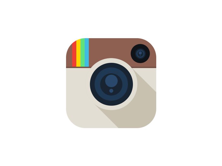 13 Flat Instagram Icon Images