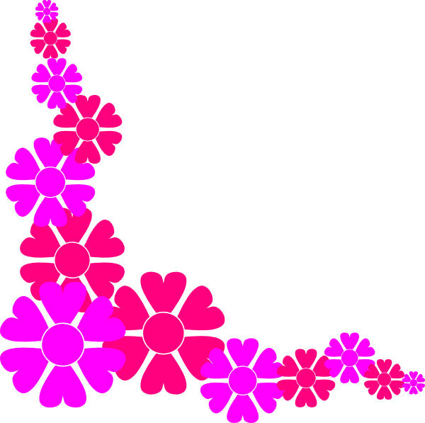 Flower Border Clip Art