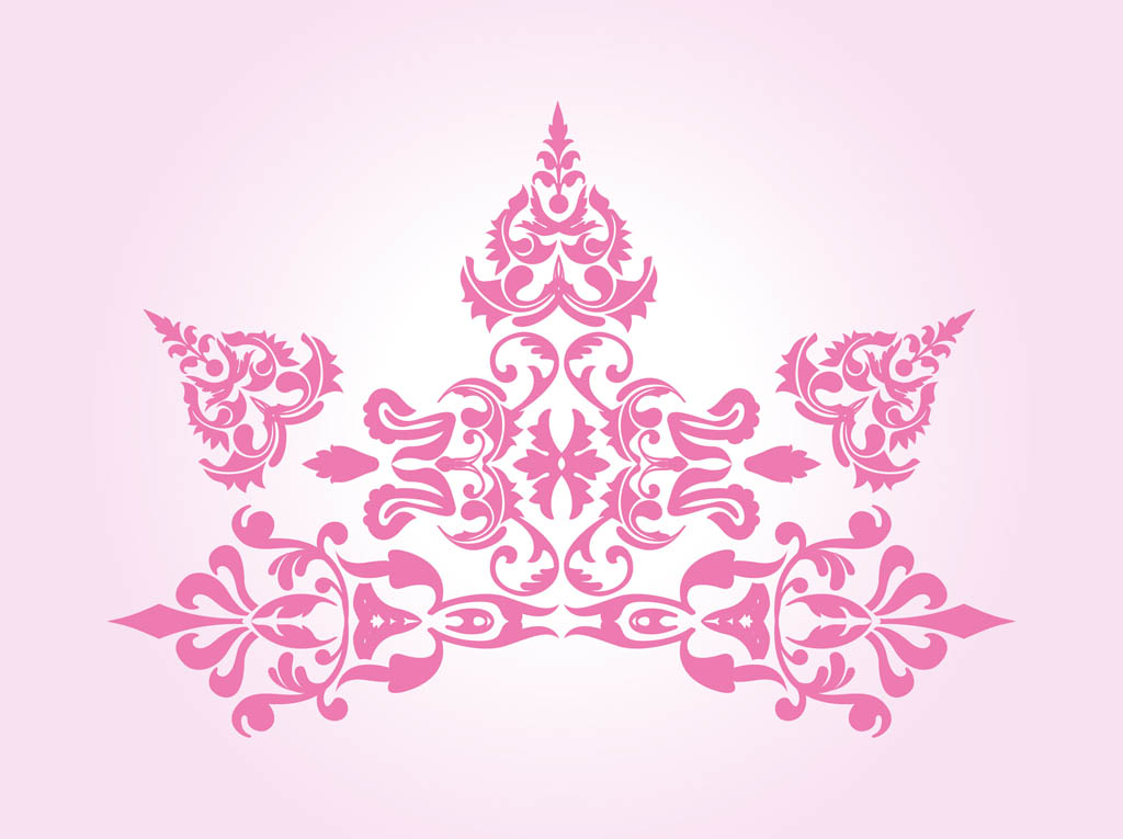 Flower Vector Ornaments