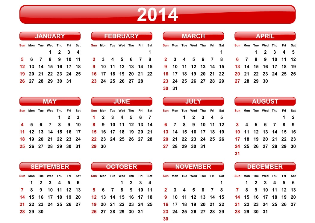 Free Calendar Downloads 2014