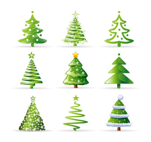 Free Christmas Tree Cartoon