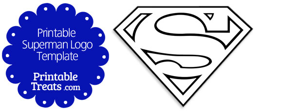 Free Printable Superman Logo Template