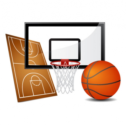 Free Vector Basketball Court