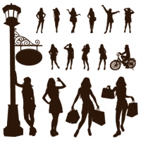 Free Vector People Silhouettes