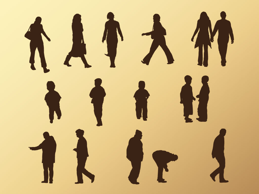 Free Vector People Silhouettes