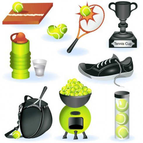 16 Sports Equipment Vector Images