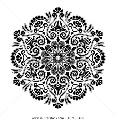 Geometric Designs Radial Symmetry