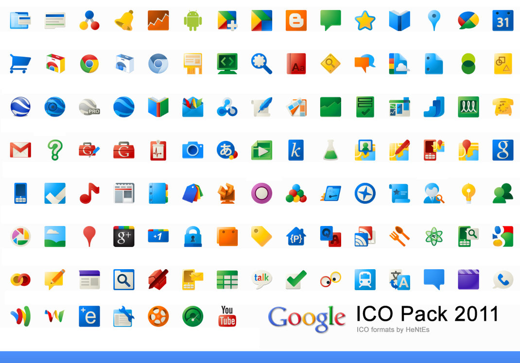 Google Icons as ICO Files