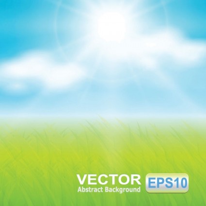 Grass and Sky Vector