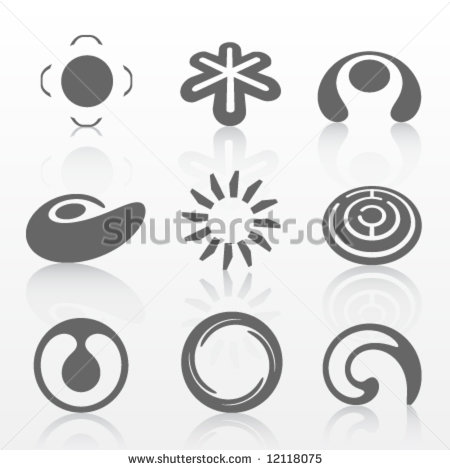 Grey Email Logo Vector