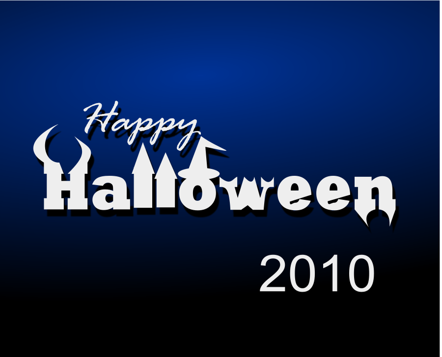 Halloween Text Clip Art