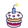 Happy Birthday Cake Emoticon